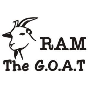 RAM The G.O.A.T - Junior Long-sleeve T-shirt Design