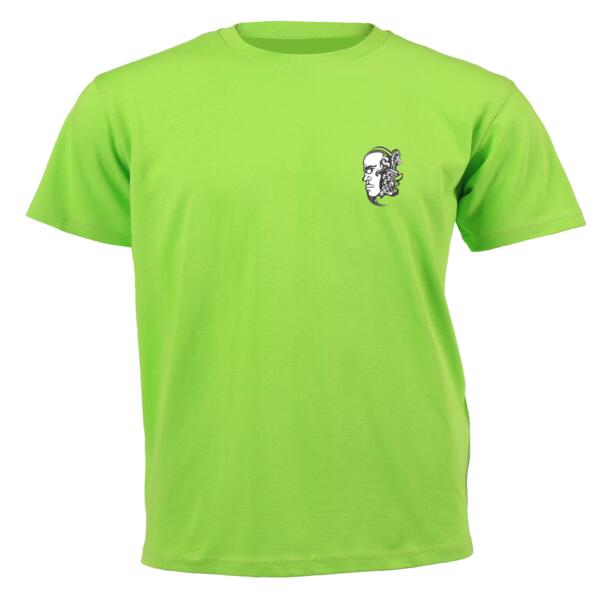 Map Face Skull - Unisex Short-sleeve T-shirt 140g Thumbnail